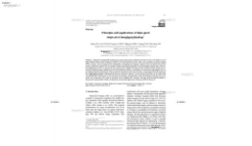 Principles and applications of high-speed single-pixel imaging technology*